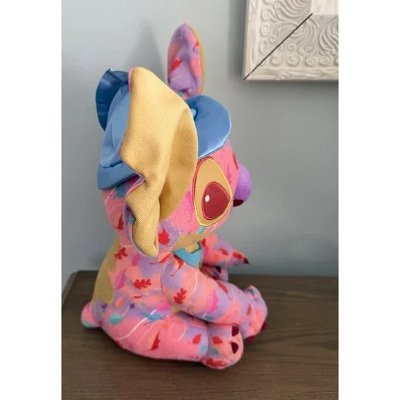 Disney Stitch Crashes Disney Autumn Leaves Plush Limited Release Series 10/12 - Picture 9 of 10